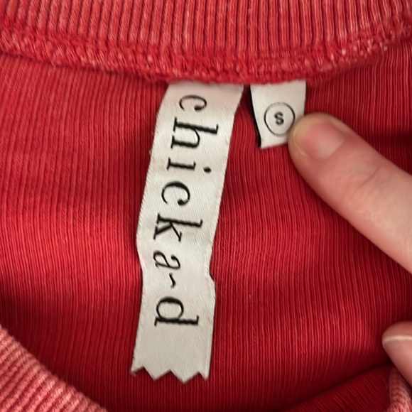 Wisconsin Red Ribbed Sweater - Picture 5 of 7